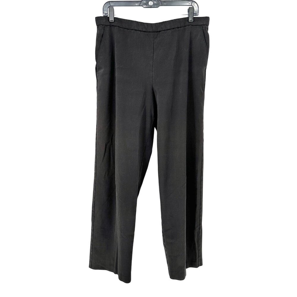 Briggs New York Pants Womens Size 16 Black Wide-Leg Stretchy Comfortable
